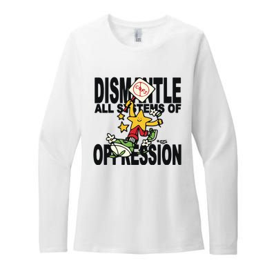 Honey Tv Dismantle All Systems Of Oppression Womens CVC Long Sleeve Shirt