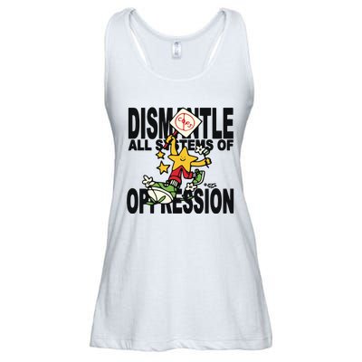 Honey Tv Dismantle All Systems Of Oppression Ladies Essential Flowy Tank