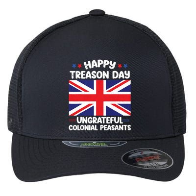 Happy Treason Day 4th Of July Flexfit Unipanel Trucker Cap