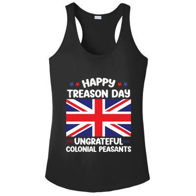 Happy Treason Day 4th Of July Ladies PosiCharge Competitor Racerback Tank