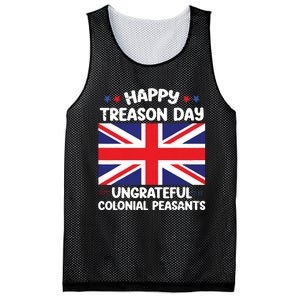 Happy Treason Day 4th Of July Mesh Reversible Basketball Jersey Tank