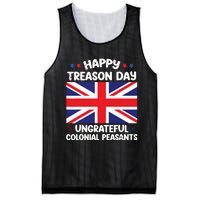 Happy Treason Day 4th Of July Mesh Reversible Basketball Jersey Tank