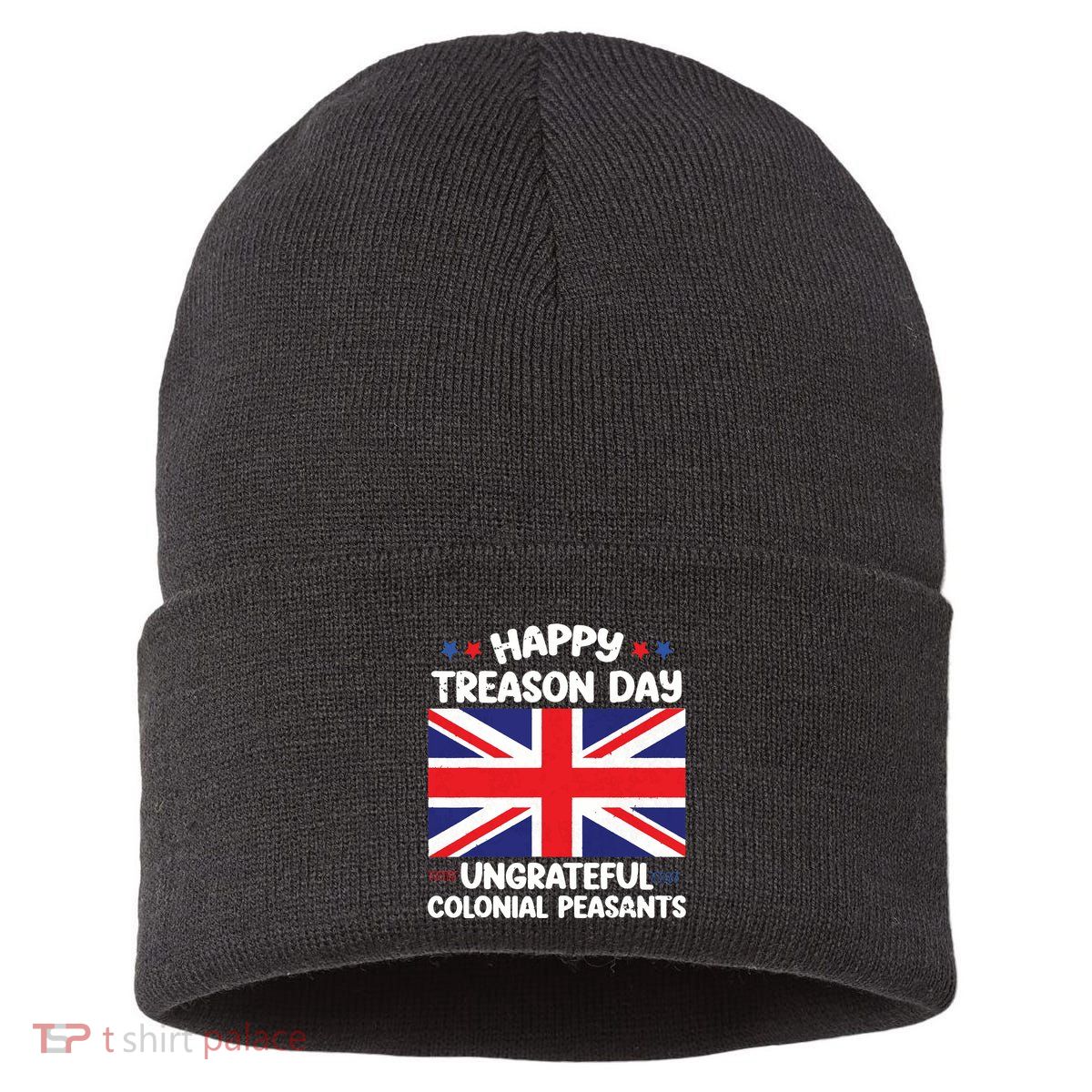 Happy Treason Day 4th Of July Sustainable Knit Beanie