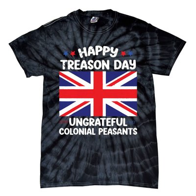 Happy Treason Day 4th Of July Tie-Dye T-Shirt