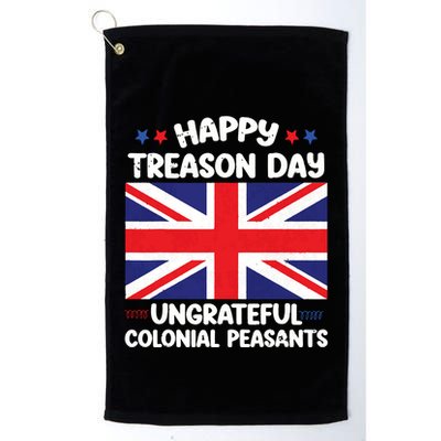 Happy Treason Day 4th Of July Golf Towel
