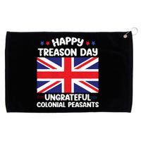 Happy Treason Day 4th Of July Grommeted Golf Towel