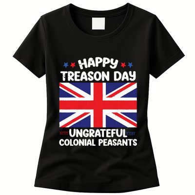 Happy Treason Day 4th Of July Womens T-Shirt