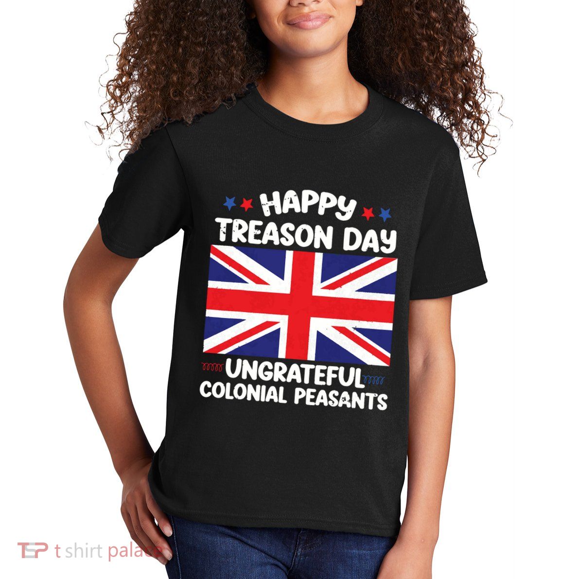 Happy Treason Day 4th Of July Kids T-Shirt