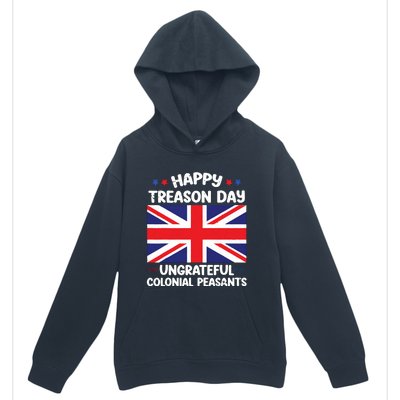 Happy Treason Day 4th Of July Urban Pullover Hoodie