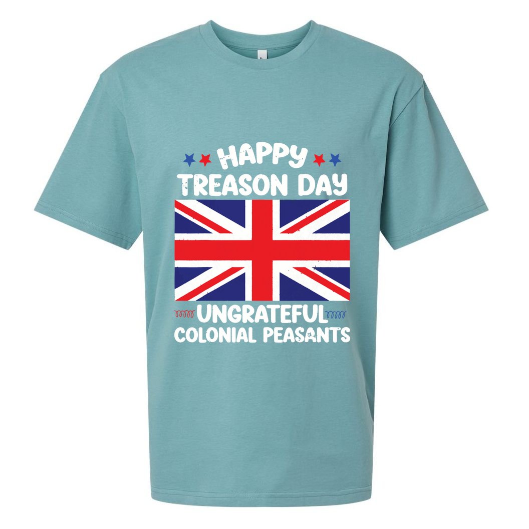 Happy Treason Day 4th Of July Sueded Cloud Jersey T-Shirt