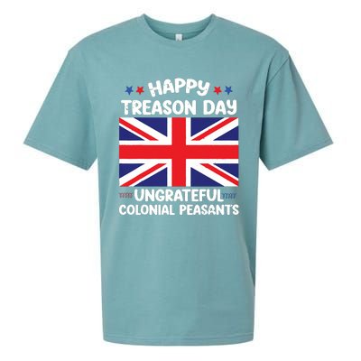 Happy Treason Day 4th Of July Sueded Cloud Jersey T-Shirt