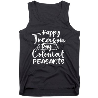 Happy Treason Day Colonial Peasants Tank Top