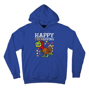 Happy Trexgiving Dino Turkey Thanksgiving Hoodie