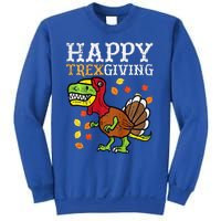 Happy Trexgiving Dino Turkey Thanksgiving Sweatshirt