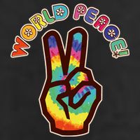 Hippy Tie Dye World Peace Beanie