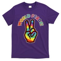 Hippy Tie Dye World Peace T-Shirt