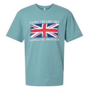 Happy Treason Day Ungrateful Colonials Sueded Cloud Jersey T-Shirt