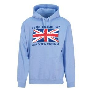 Happy Treason Day Ungrateful Colonials Unisex Surf Hoodie