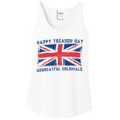 Happy Treason Day Ungrateful Colonials Ladies Essential Tank