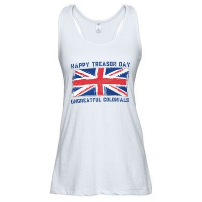 Happy Treason Day Ungrateful Colonials Ladies Essential Flowy Tank