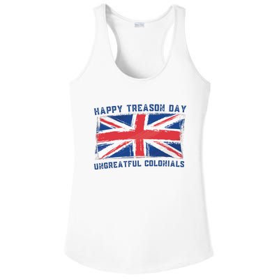 Happy Treason Day Ungrateful Colonials Ladies PosiCharge Competitor Racerback Tank