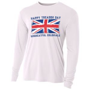 Happy Treason Day Ungrateful Colonials Cooling Performance Long Sleeve Crew