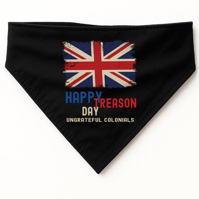 Happy Treason Day Ungrateful Colonials USA-Made Doggie Bandana