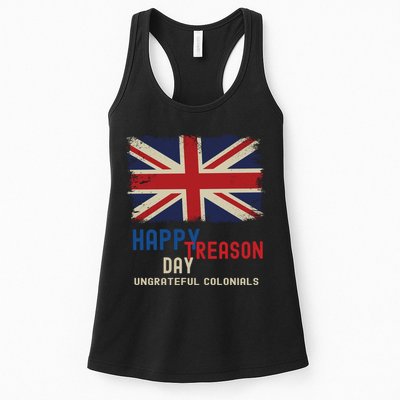 Happy Treason Day Ungrateful Colonials Womens Tank Top