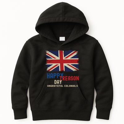 Happy Treason Day Ungrateful Colonials Kids Hoodie