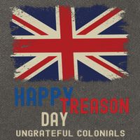 Happy Treason Day Ungrateful Colonials Cotton Canvas Backpack