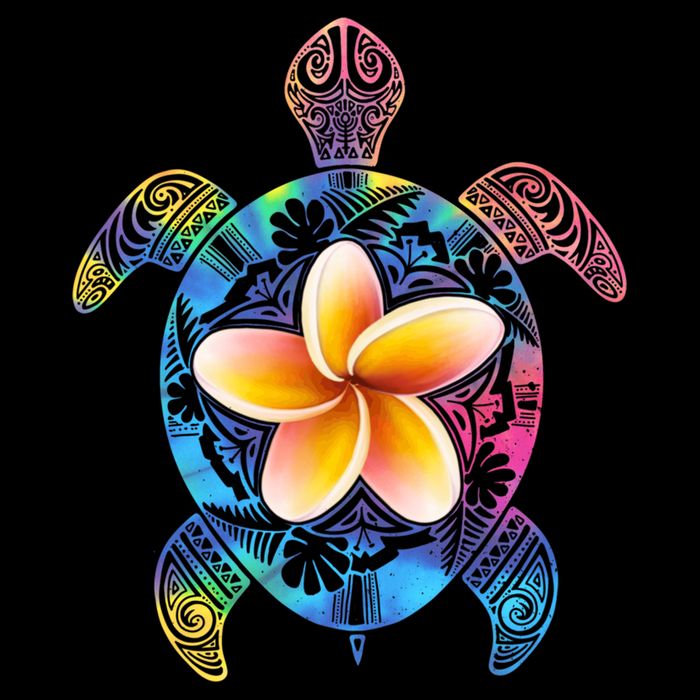 Hawaiian Tie Dye Sea Turtle Backpack