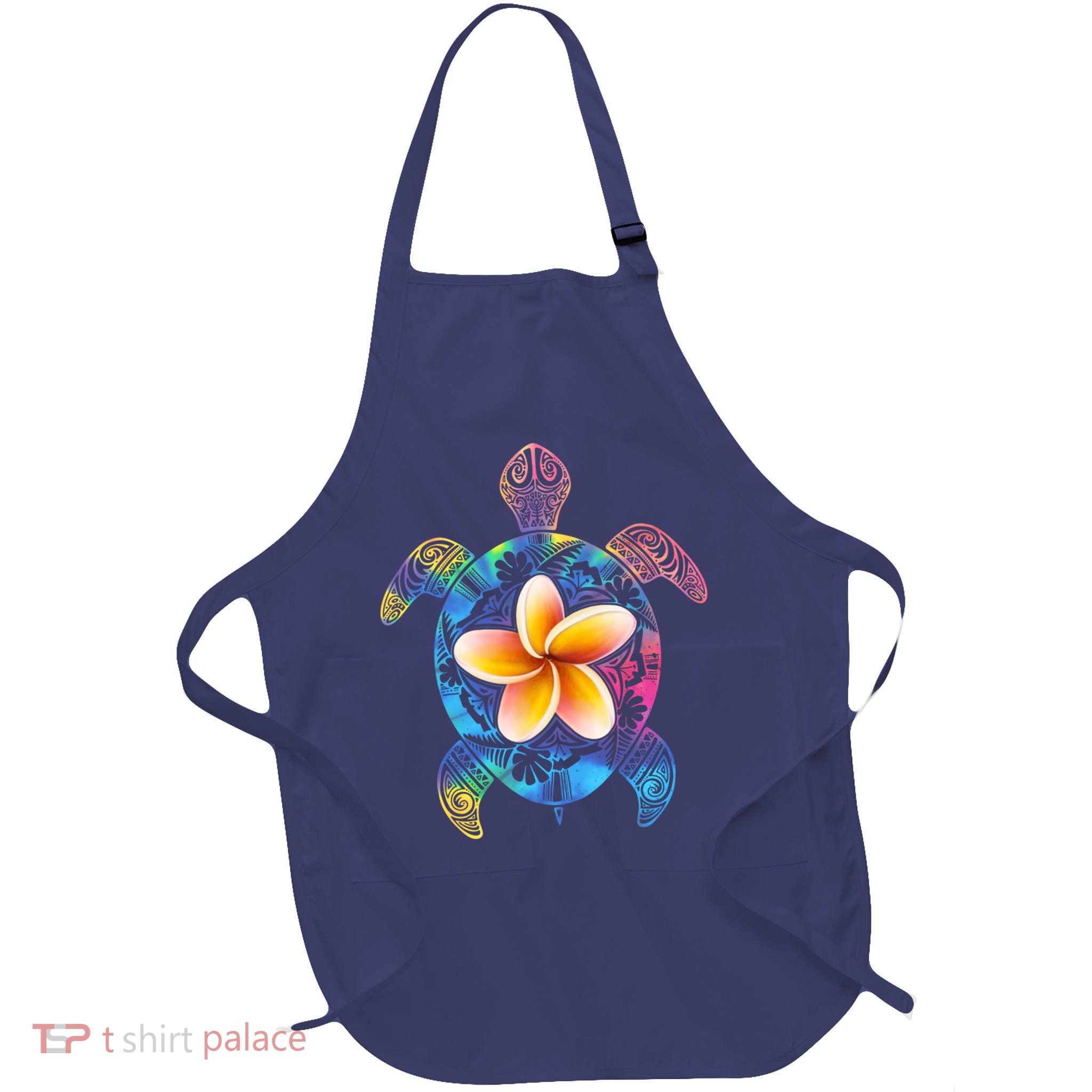 Hawaiian Tie Dye Sea Turtle Apron