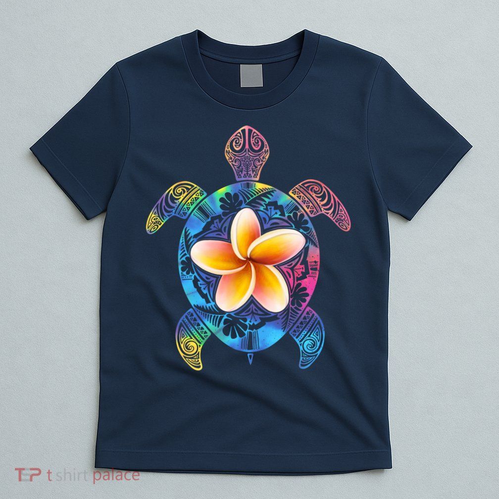 Hawaiian Tie Dye Sea Turtle T-Shirt