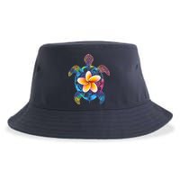 Hawaiian Tie Dye Sea Turtle Sustainable Bucket Hat