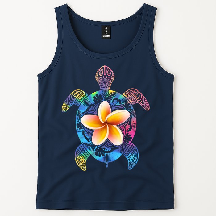 Hawaiian Tie Dye Sea Turtle Tank Top