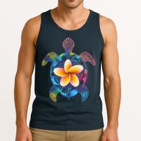 Hawaiian Tie Dye Sea Turtle Tank Top