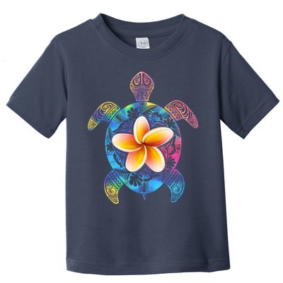 Hawaiian Tie Dye Sea Turtle Toddler T-Shirt