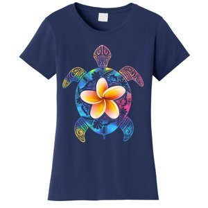 Hawaiian Tie Dye Sea Turtle Women's T-Shirt