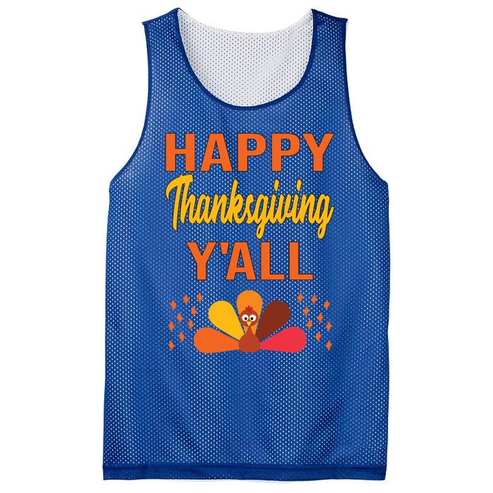 Happy Thanksgiving Day YaLl Cute Holiday Party Turkey Gift Mesh Reversible Basketball Jersey Tank