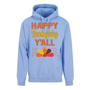 Happy Thanksgiving Day YaLl Cute Holiday Party Turkey Gift Unisex Surf Hoodie