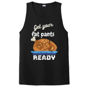 Happy Thanksgiving Day Autumn Get Your Fat Pants Ready Gift PosiCharge Competitor Tank