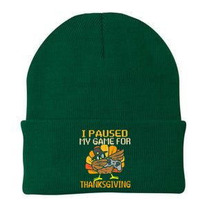 Happy Thanksgiving Dabbing Gamer Turkey Boy Girl Knit Cap Winter Beanie