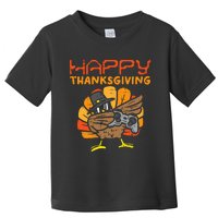 Happy Thanksgiving Dabbing Gamer Turkey Toddler T-Shirt