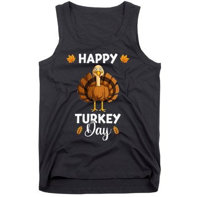 Happy Turkey Day Thanksgiving Tank Top