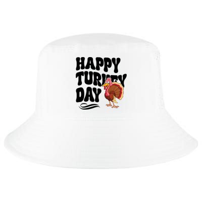 Happy Turkey Day Thanksgiving Holiday Cool Comfort Performance Bucket Hat