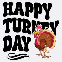 Happy Turkey Day Thanksgiving Holiday Baby Bodysuit