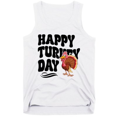 Happy Turkey Day Thanksgiving Holiday Tank Top