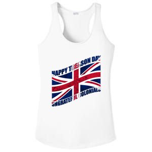 Happy Treason Day Ungrateful Colonials Ladies PosiCharge Competitor Racerback Tank