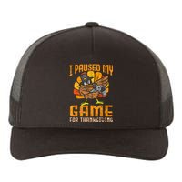 Happy Thanksgiving Dabbing Gamer Turkey Yupoong Adult 5-Panel Trucker Hat