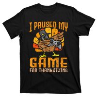 Happy Thanksgiving Dabbing Gamer Turkey T-Shirt